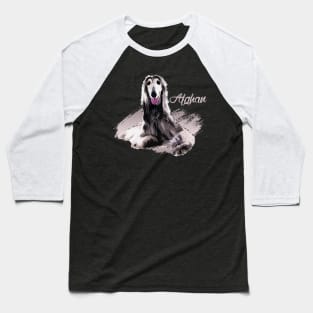 Afghan Hound Baseball T-Shirt